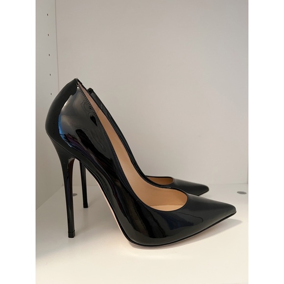 Jimmy Choo Anouk 120 Patent Leather Pump - Picture 6 of 15